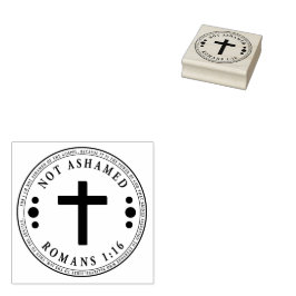 Nicht beschämt durch das Evangelium Christlich Ver Gummistempel