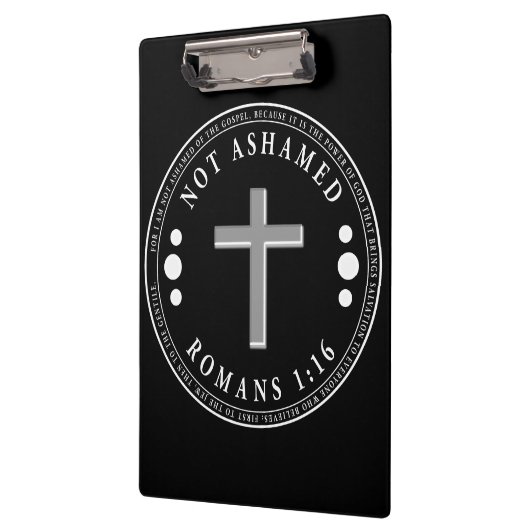 Nicht beschämt durch das Evangelium Christlich Ver Klemmbrett (Links)