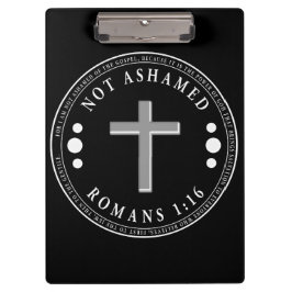 Nicht beschämt durch das Evangelium Christlich Ver Klemmbrett