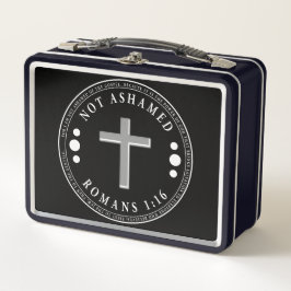 Nicht beschämt durch das Evangelium Christlich Ver Metall Brotdose
