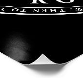 Nicht beschämt durch das Evangelium Christlich Ver Poster (Ecke)