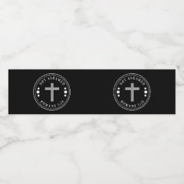 Nicht beschämt durch das Evangelium Christlich Ver Wasserflaschenetikett