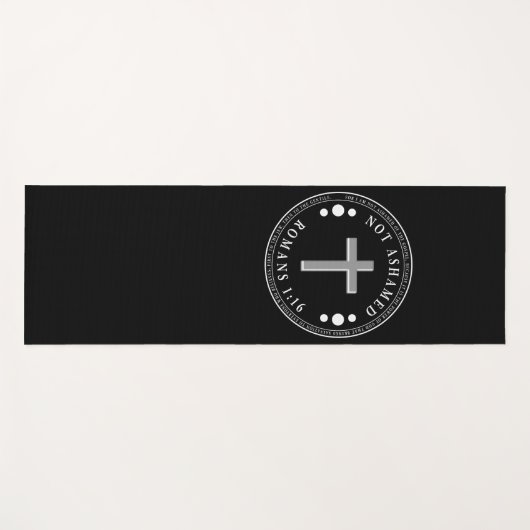 Nicht beschämt durch das Evangelium Christlich Ver Yogamatte (Vorderseite (Horizontal))