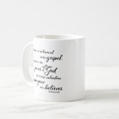 Nicht beschämt kaffeetasse (Vorderseite Links)