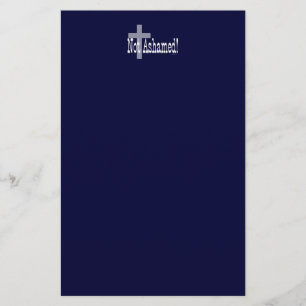 Nicht beschämt! Römer-1:16 (mit Kreuz) Briefpapier