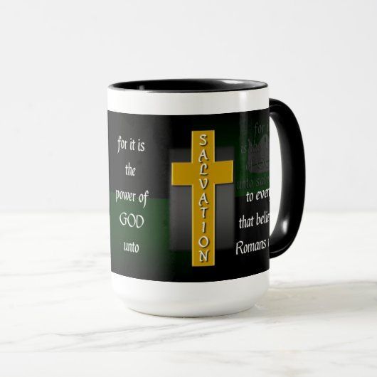 Nicht beschämte christliche tasse (VorderseiteRechts)