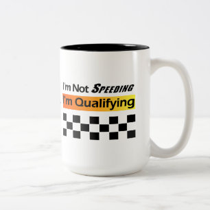 Nicht beschleunigend - qualifizierende zweifarbige tasse