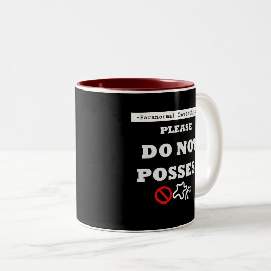 NICHT BESITZEN ZWEIFARBIGE TASSE (VorderseiteRechts)