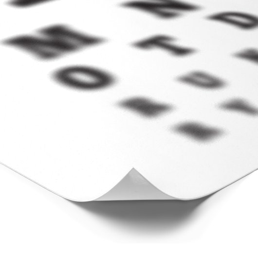 Nicht Betrunken verschwommene Sobriety Sober Test Poster (Ecke)