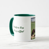 Nicht bevor ich meinen Kaffee getrunken habe! Tasse (Vorderseite Links)