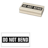 Nicht biegen gummistempel (Stempel)