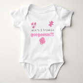 Nicht bin ich das herrliche frikkin?! baby strampler (Vorderseite)