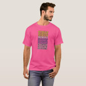 Nicht binär in Binärkode, Kennzeichen für Nichtges T-Shirt (Vorne ganz)