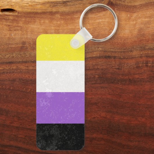 nicht binär schlüsselanhänger (Rückseite)