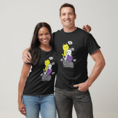 Nicht binär, sie sind Niedlich, nicht binär T-Shirt (Unisex)