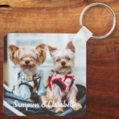 Nicht binäre Begleiter-Notfall-Personalisierter Sc Schlüsselanhänger (Rückseite)