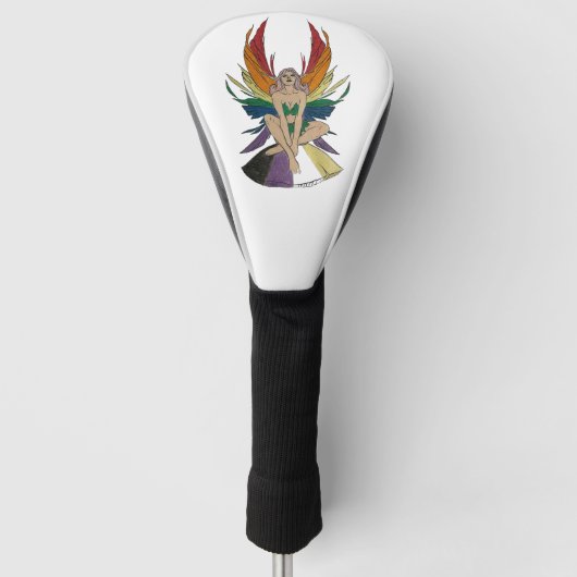 Nicht-binäre Fee Golf Headcover (Vorderseite)