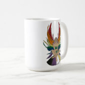 Nicht-binäre Fee Kaffeetasse (VorderseiteRechts)