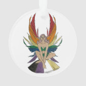 Nicht-binäre Fee Ornament (Rückseite)