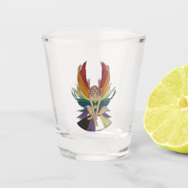 Nicht-binäre Fee Schnapsglas