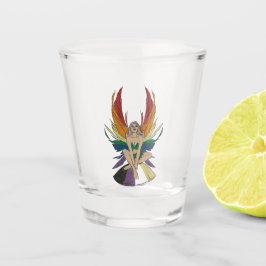 Nicht-binäre Feerie Schnapsglas