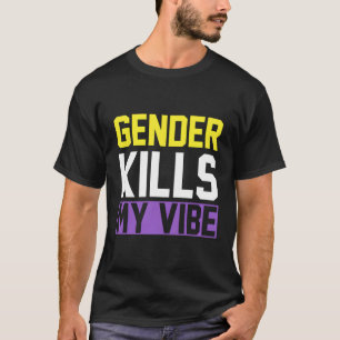 Nicht binäre Flag LGBT, nicht binär T-Shirt