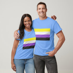 Nicht binäre Flagge T-Shirt