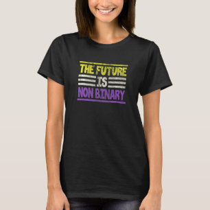 Nicht binäre Genderqueer-Flag Die Zukunft ist nich T-Shirt