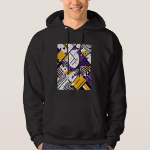 Nicht binäre Geometrie mit Flag-Farben LGBTQ+ Hoodie