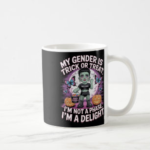 Nicht binäre Halloween-Frankenstein-Pronos nicht A Kaffeetasse