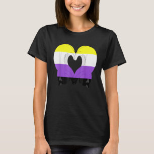 Nicht binäre Pride Cat Lgbt Niedliche Katzen ohne T-Shirt