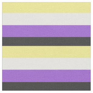 Nicht binäre Pride-Flagge Stoff