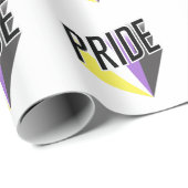 Nicht binäre Pride Geschenkpapier (Rolleneckpunkt)