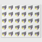 Nicht binäre Pride Geschenkpapier (Flach)