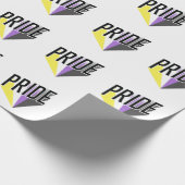 Nicht binäre Pride Geschenkpapier (Ecke)