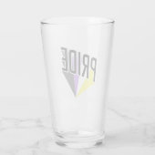 Nicht binäre Pride Glas (Rückseite)