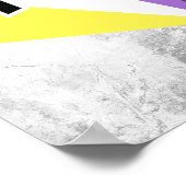 Nicht binäre Pride Poster (Ecke)