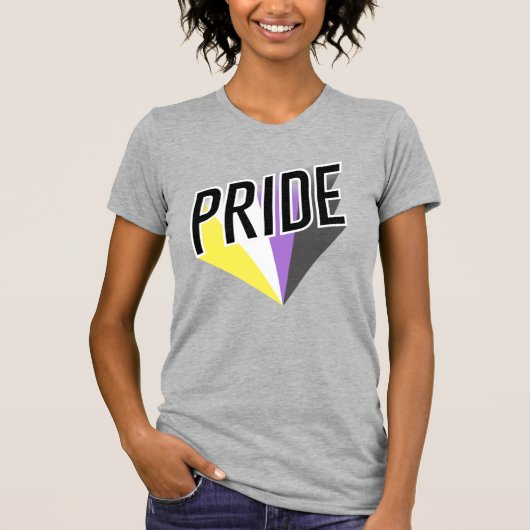 Nicht binäre Pride T-Shirt (Vorderseite)
