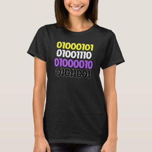 Nicht binäre Primär-ENBY-Nummer für LGBT T-Shirt