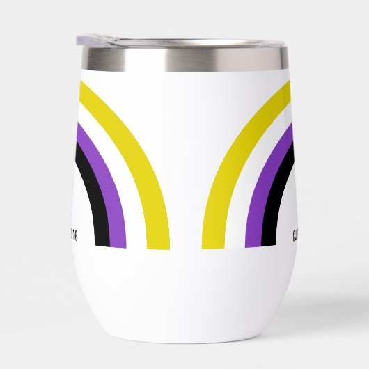 Nicht binäre Regenbogenflagge, nicht binär (Rechts)