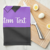 Nicht binäre Stolperflagge mit Herzen Geschirrtuch (Viertel Falte)