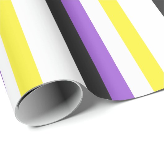 Nicht binärer Pride Geschenkpapier (Rolleneckpunkt)