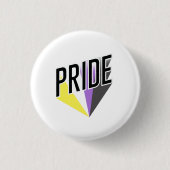 Nicht binärer Pristensturz Button (Vorderseite)