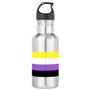 Nicht binärer Stolz Edelstahlflasche