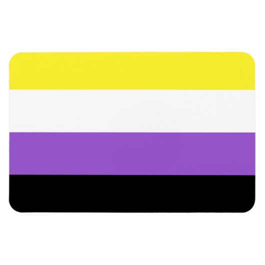 Nicht binärer Stolz Magnet (Horizontal)