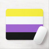 Nicht binärer Stolz Mousepad (Mit Mouse)