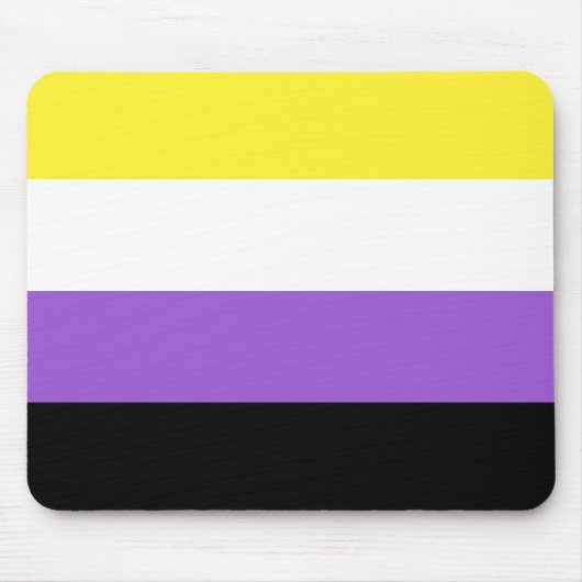 Nicht binärer Stolz Mousepad (Vorne)