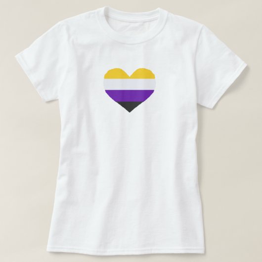 Nicht binärer Stolz T-Shirt (Design vorne)