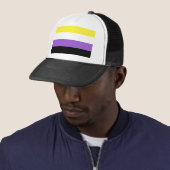 Nicht binärer Stolz Truckerkappe (Beispiel)