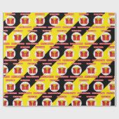 Nicht bis Weihnachten öffnen Geschenkpapier (Flach)